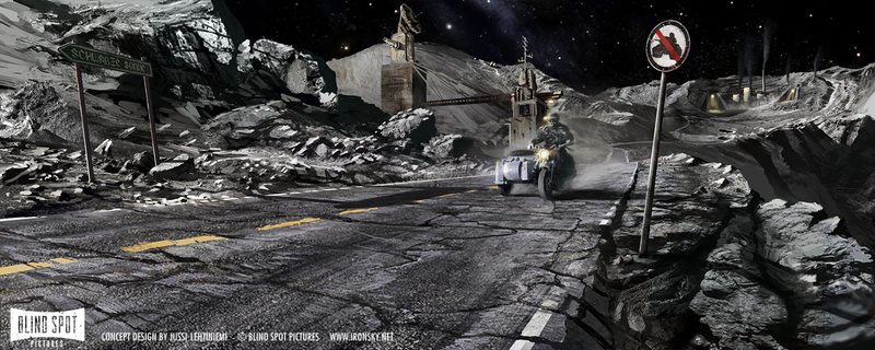 Illustration for article titled Fantastic Concept Art from the "Moon Nazi" Movie Iron Sky